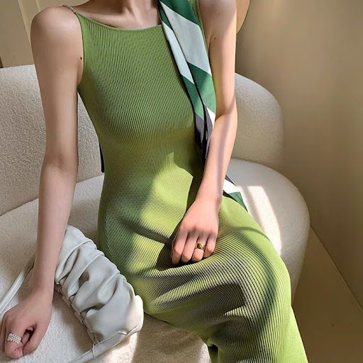 Title 6, French Fashion Knitted Dress For Women