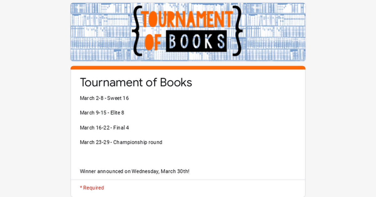 Tournament of Books