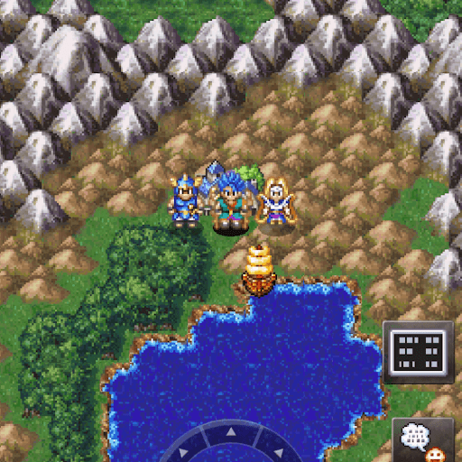 DQ6_ゲントの村から船に乗る