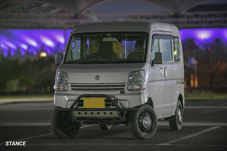 エブリイバンのちょい上げエブリイ・車中泊仕様・シティオフローダー・ビッグスワン・野鳥撮影に関するカスタム事例の投稿画像3枚目