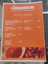 CINNAMON menu 3