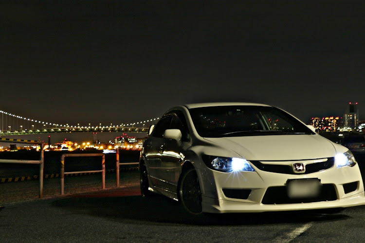 シビックタイプRのイタリア街・豊海埠頭・愛車撮影・HONDA・夜景と愛車に関するカスタム事例の投稿画像1枚目