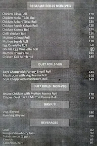 Crazy Rolls menu 2