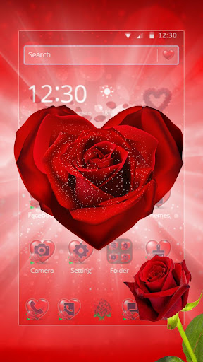 Red Rose Petal Theme