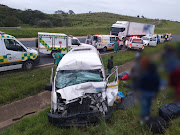 Twenty people were injured when a bus and truck collided in KwaZulu-Natal at the weekend.