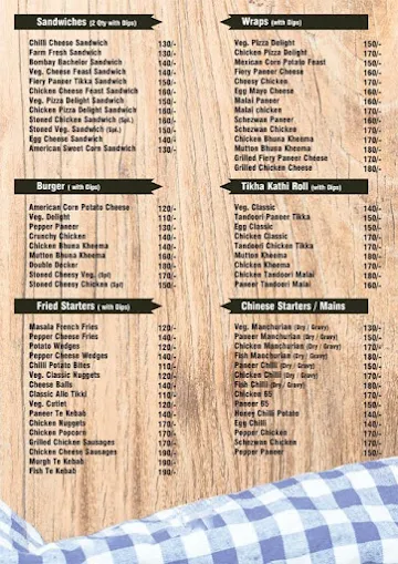 Foodiction menu 