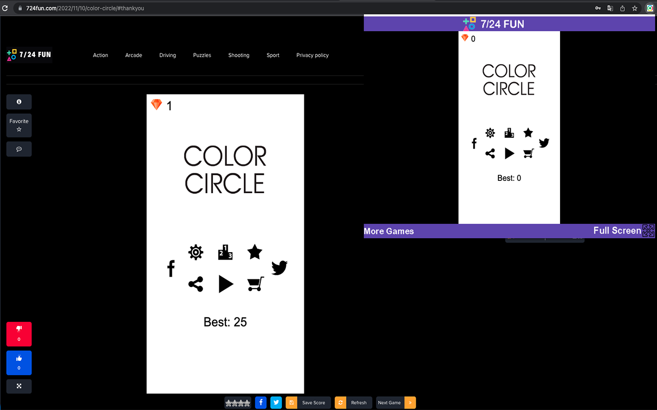 Color Circle Game - Arcade Game Preview image 1