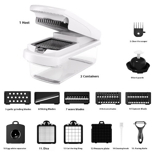 White 15 Pieces