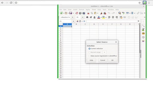 LibreOffice Calc online