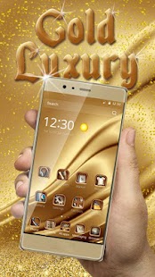   Gold Luxury Deluxe Theme- screenshot thumbnail   
