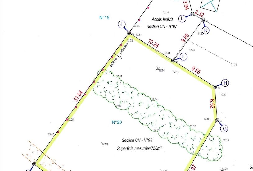  Vente Terrain à bâtir - 750m² à Concarneau (29900) 