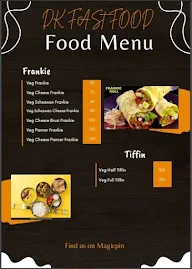 DK Fast Food menu 2