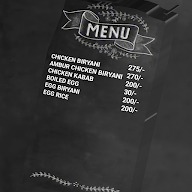 Amma Biriyani menu 1