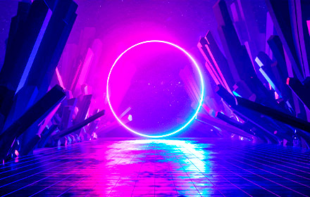 Neon Art Wallpapers New Tab Preview image 0