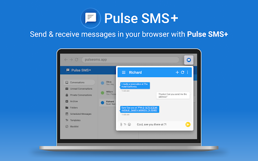 Pulse SMS Extension