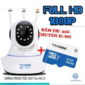 Camera Ip Yoosee 3 Anten Fhd1080P - 2.0Mpx (Bảo Hành 12 Tháng)