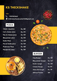 KS Thickshake menu 1