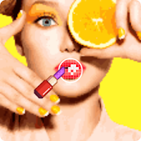 Lip Pixel Art Color - Sandbox By Number