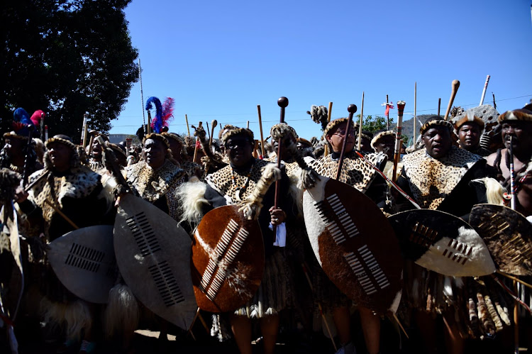 Amabutho came in their numbers at Kwakhangela palace to witness the entering of the kraal ceremony of amaZulu King Misuzulu KaZwelithini.