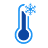 Room Temperature Thermometer icon