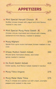 Mint Spice Route menu 7