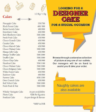 Cake Spot menu 1