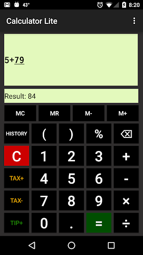 Calculator Lite