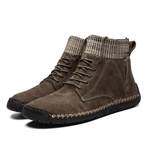 Title 3, Mens Handmade Socks High Top Martin Boots. Exp...