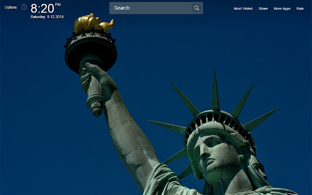 Statue of Liberty Wallpapers Theme New Tab