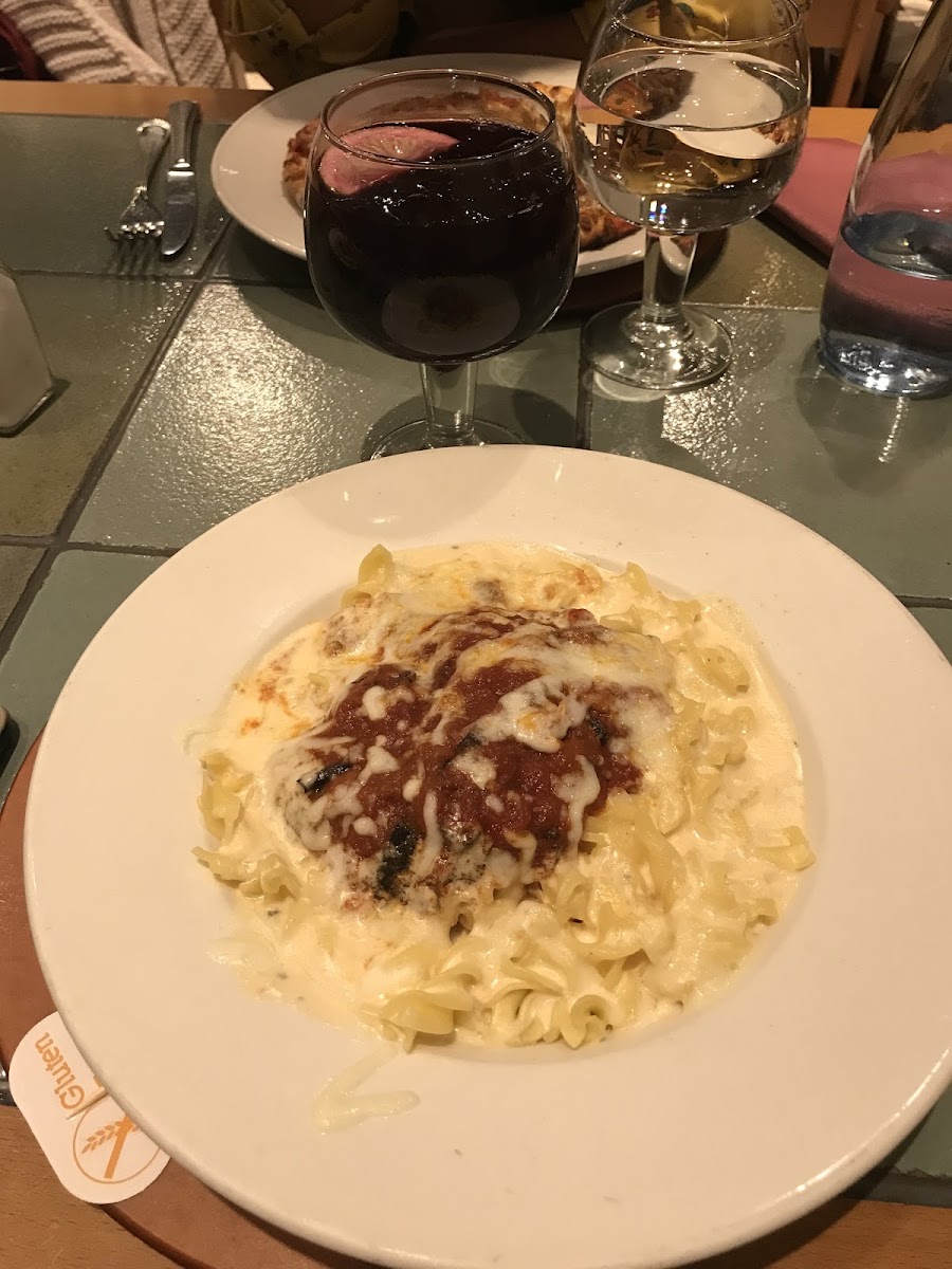 Gluten-Free Pasta at Da Nicola Gran Vía