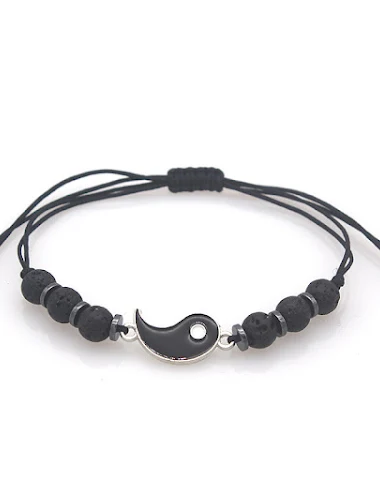 Brazalete de pareja de piedra natur - 2