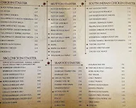 Dindigul Thalappakatti menu 1