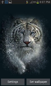 White Tiger Water LWP screenshot 0