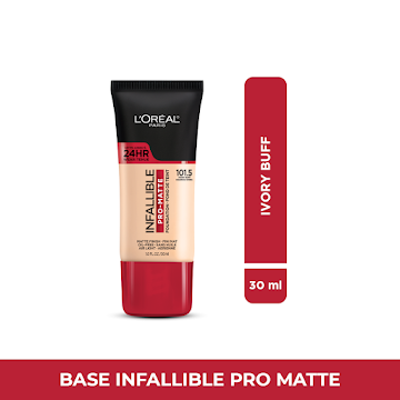 Base Líquida Infallible Pro Matte Loreal Paris Ivory Buff 101.5 x 30 ml  