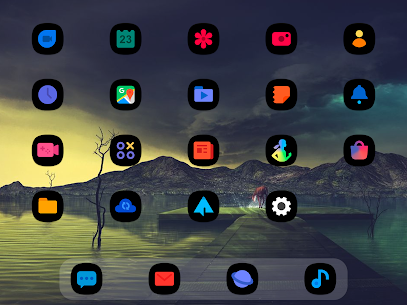 OneUI Black Icon Pack Patched Apk 5