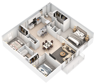 Rendered Mill Floorplan Diagram