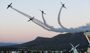 The Flying Lions Harvards show their skills at the airshow. There was plenty of formation flying and aerobatics during the Stellenbosch airshow outside Cape Town. 