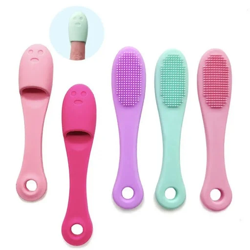 Dog Cat Finger Toothbrush Pet Soft Finger Nose Blackhead Cleaning Brush Silicone Dog Wool Brush