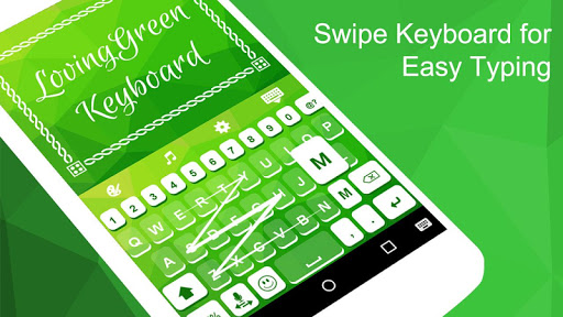 Love Green Mega Keyboard Theme