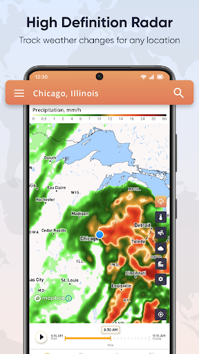 Screenshot Live Weather Radar Launcher