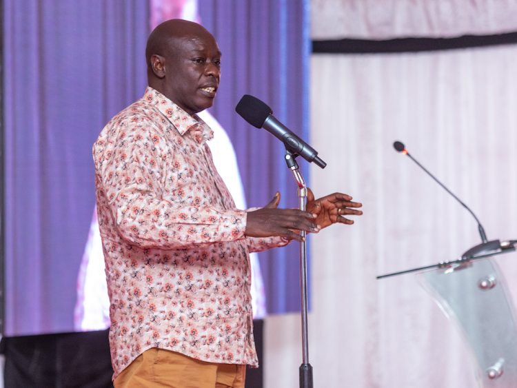 DP Rigathi Gachagua addressing he Coffee Stakeholders Conference in Meru County on Saturday, June 10, 2023