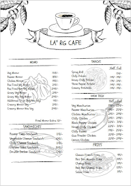 LA' RG Cafe menu 1