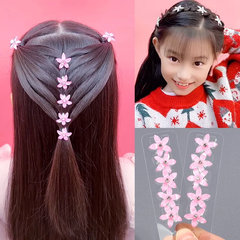 Schattige Mini Haaraccessoires voor Meisjes met Vlechtknot Haarclip. Prachtige haarversiering voor kleine meisjes. Eenvoudig te gebruiken en schattig.