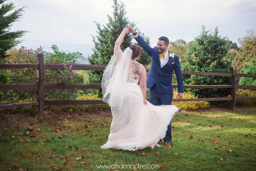 Fotógrafo de bodas Johanna Dye (johannadye). Foto del 8 de septiembre 2019