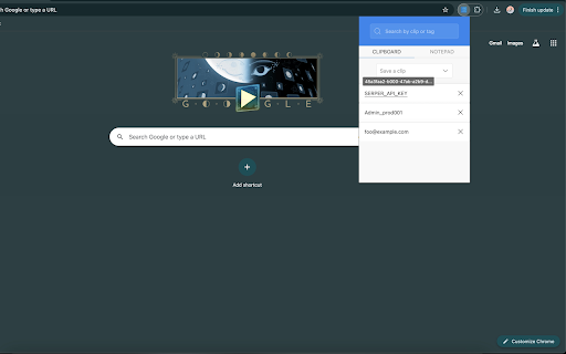 CopyClip: Clipboard For Chrome
