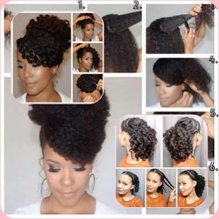 Černé účesy žen - náhled