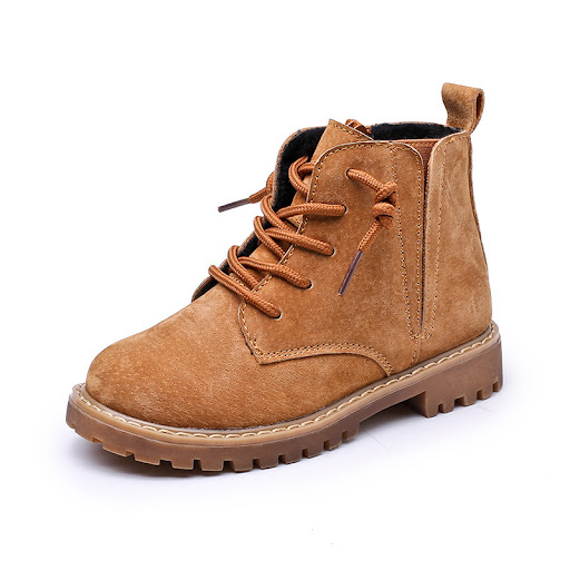 Title 1, Boys Single Boots Black Martin Boots Army Style...