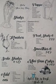 Raw Creams menu 1