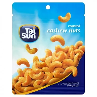 Tai Sun Cashew Nuts - Roasted - 130 gm