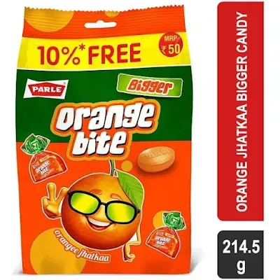 Parle Bigger Orange Bite - 195 gm